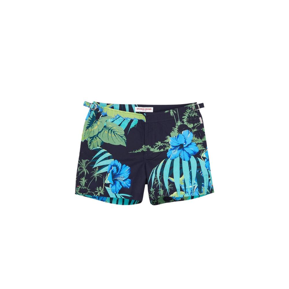 NEW ORLEBAR BROWN boy's beachwear russell islet shorts in night iris